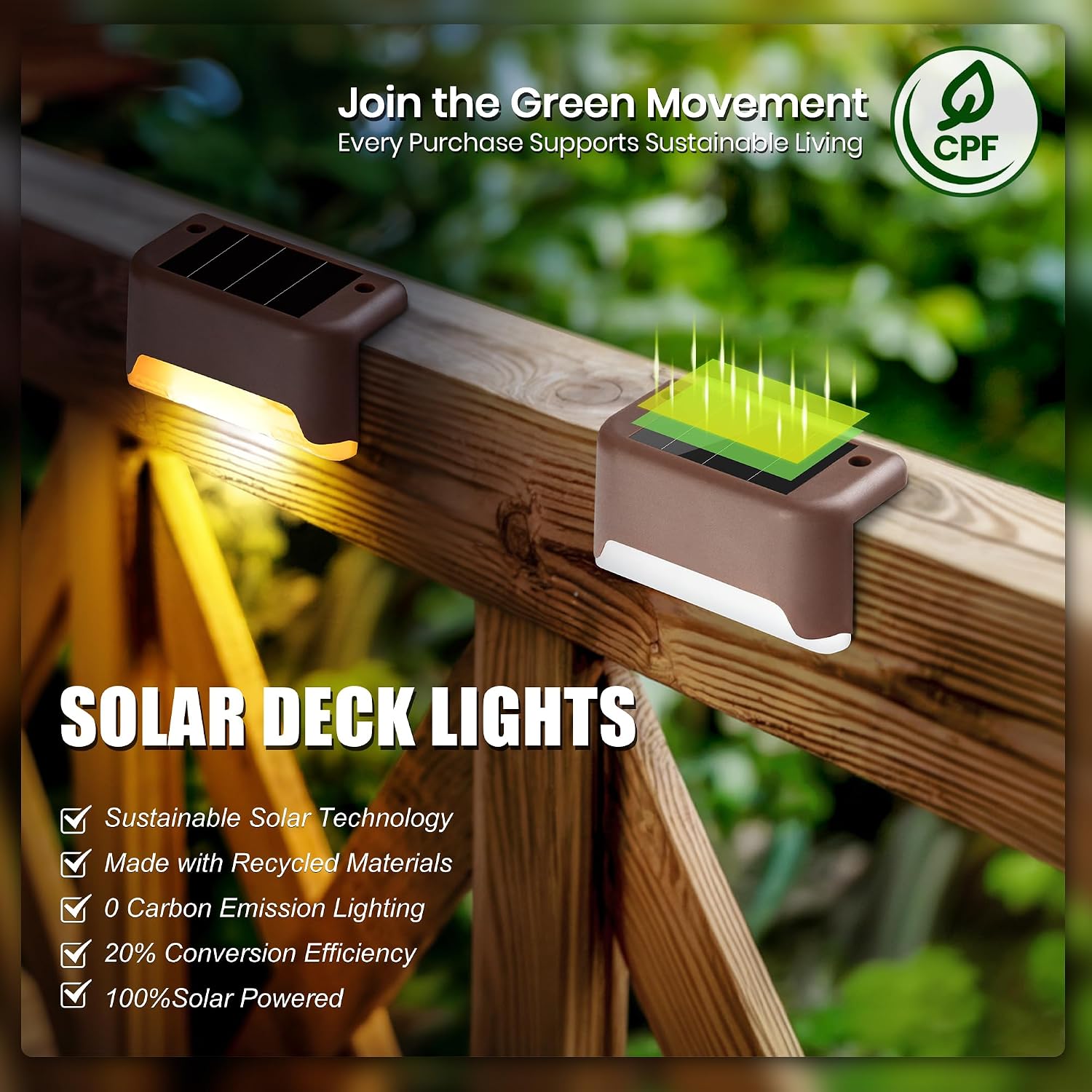Detalle de SOLPEX Solar Deck Lights 16-Pack