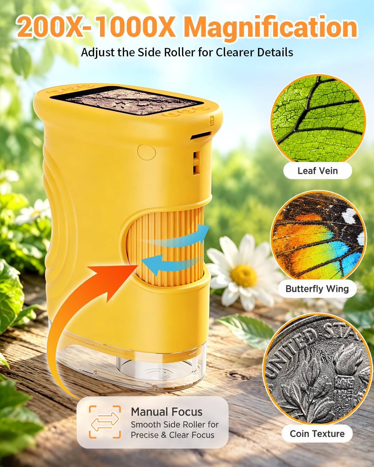 Thumbnail 2 de 1000X Digital Handheld Microscope for Kids