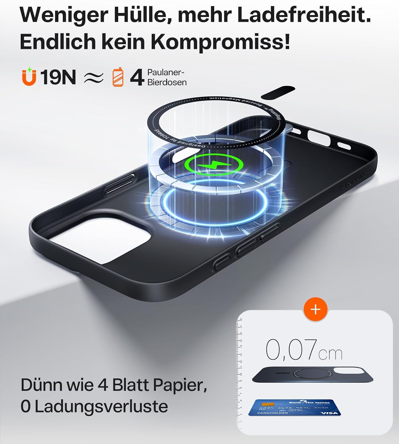 Thumbnail 2 de TORRAS Ultra Dünn iPhone 17 Hülle 0,09 cm