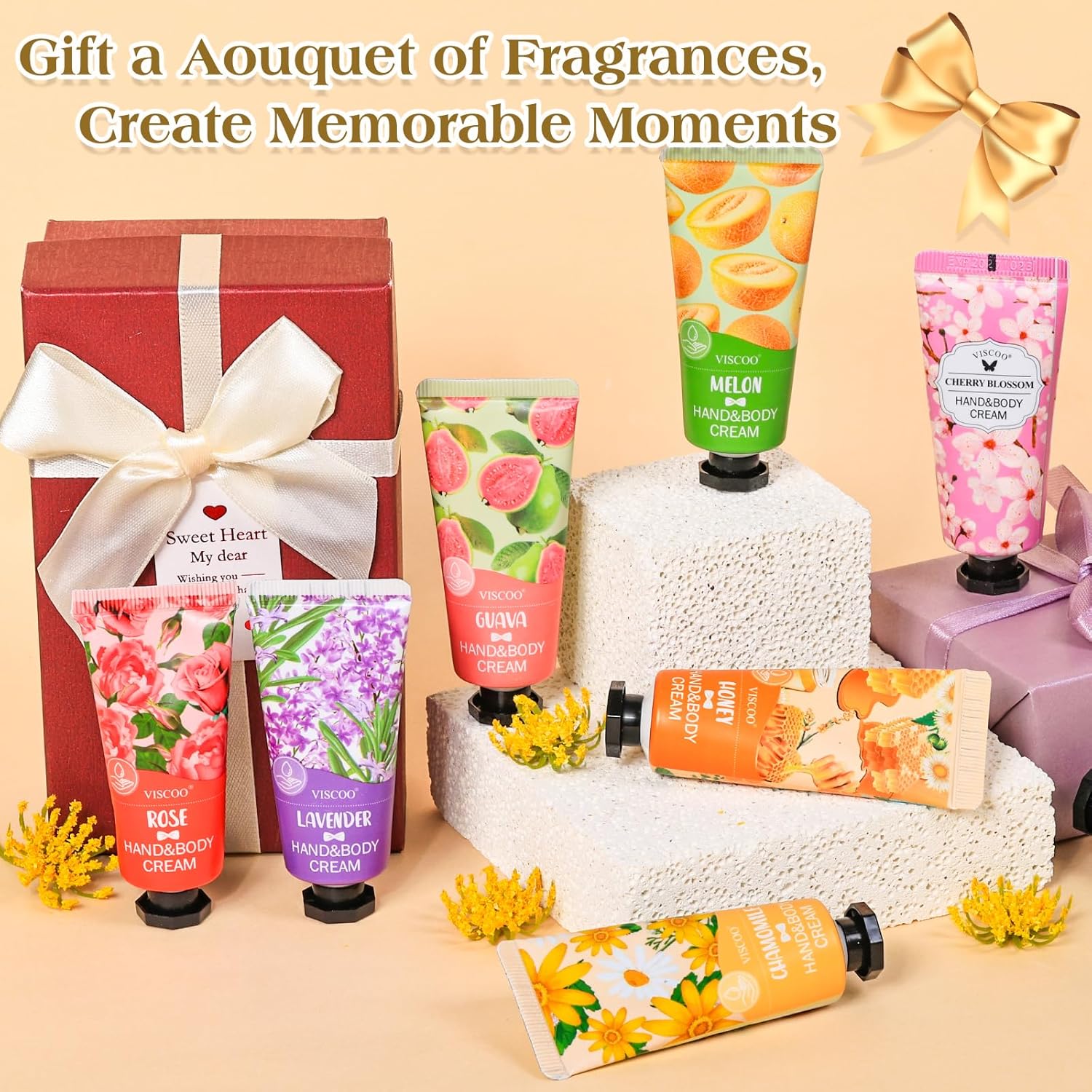Thumbnail 6 de VISCOO 252-Pack Mini Hand Cream Gift Set (Rose, Lavender & More Scents)