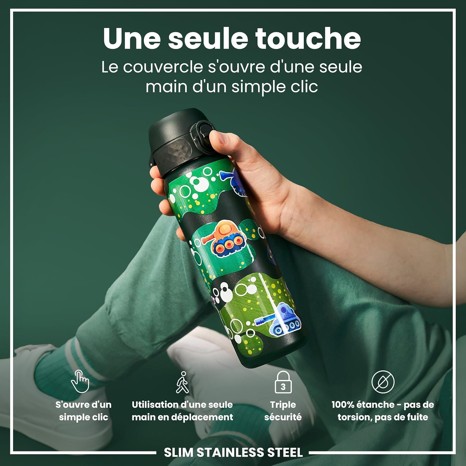 Thumbnail 2 de ion8 Gourde Inox Léger 600ml 🥤