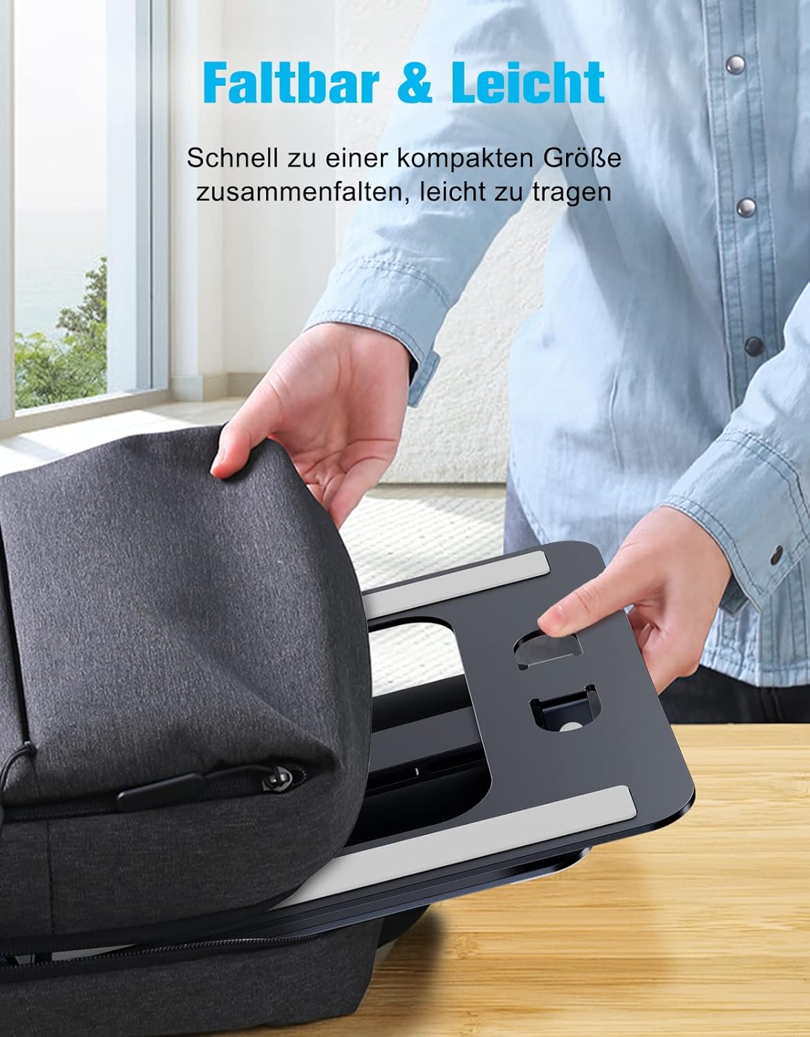 Thumbnail 3 de Babacom Laptop Ständer Höhenverstellbar 10–16 Zoll