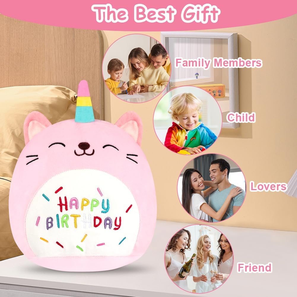 Thumbnail 4 de Vicloon Cat Plush Pillow 25 cm: Cute 10" Soft Toy for Kids and Fans alike