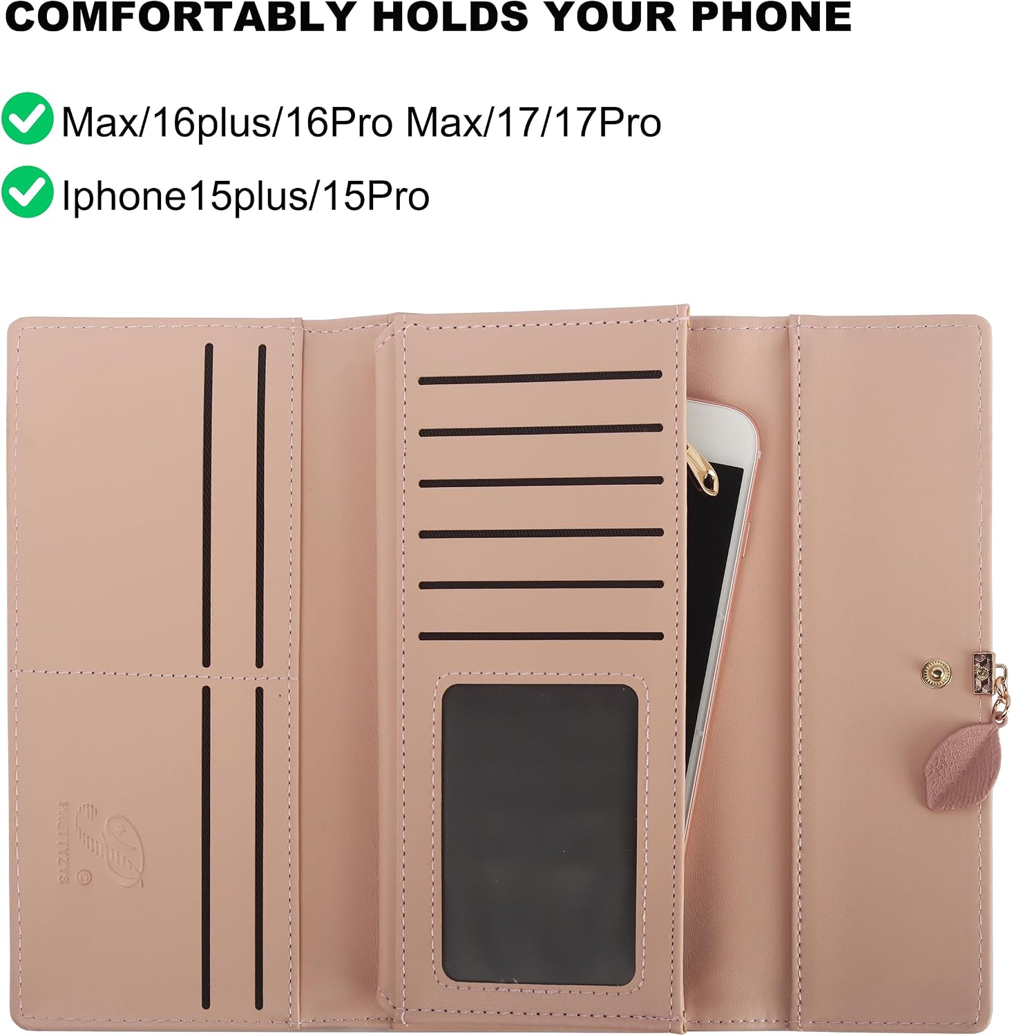 Detalle 2 de ZhengYue Ladies Purse RFID-blocking long wallet