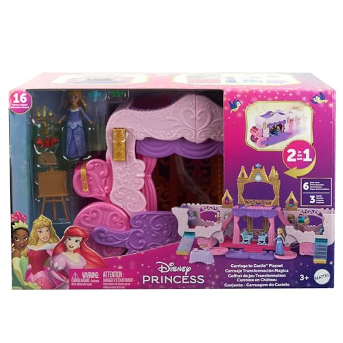 Detalle 2 de Mattel Disney Princess Set Transformación Carroza a Castillo