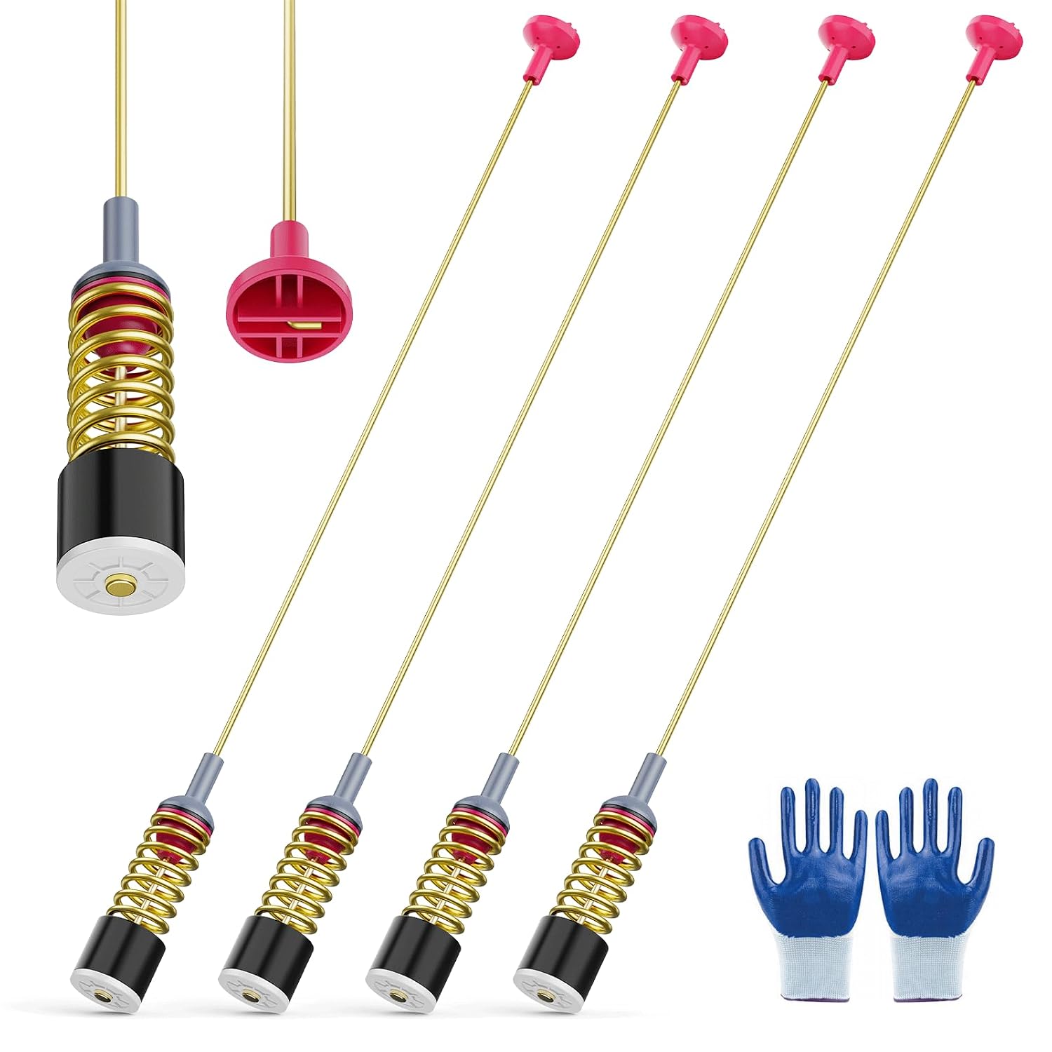 Detalle de Filtbaird DC97-16350U/DC97-16350T Washer Suspension Rod Kit, 4-Piece