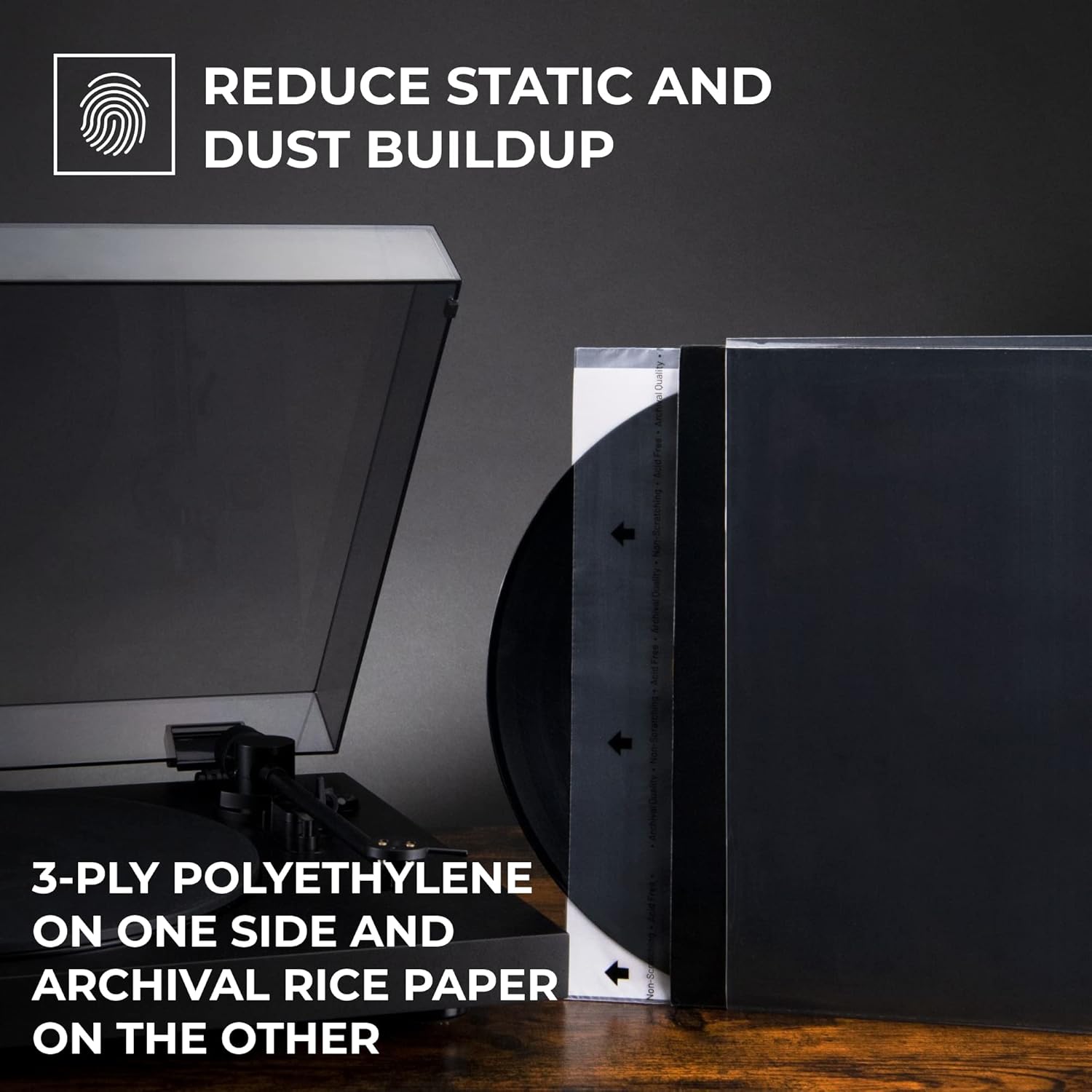 Thumbnail 3 de Big Fudge 12" Vinyl Sleeves 50 Pack 📀