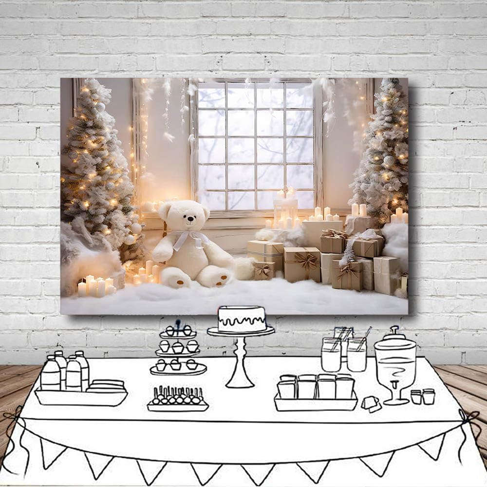 Thumbnail 4 de MEHOFOND 10x7ft Christmas Backdrop