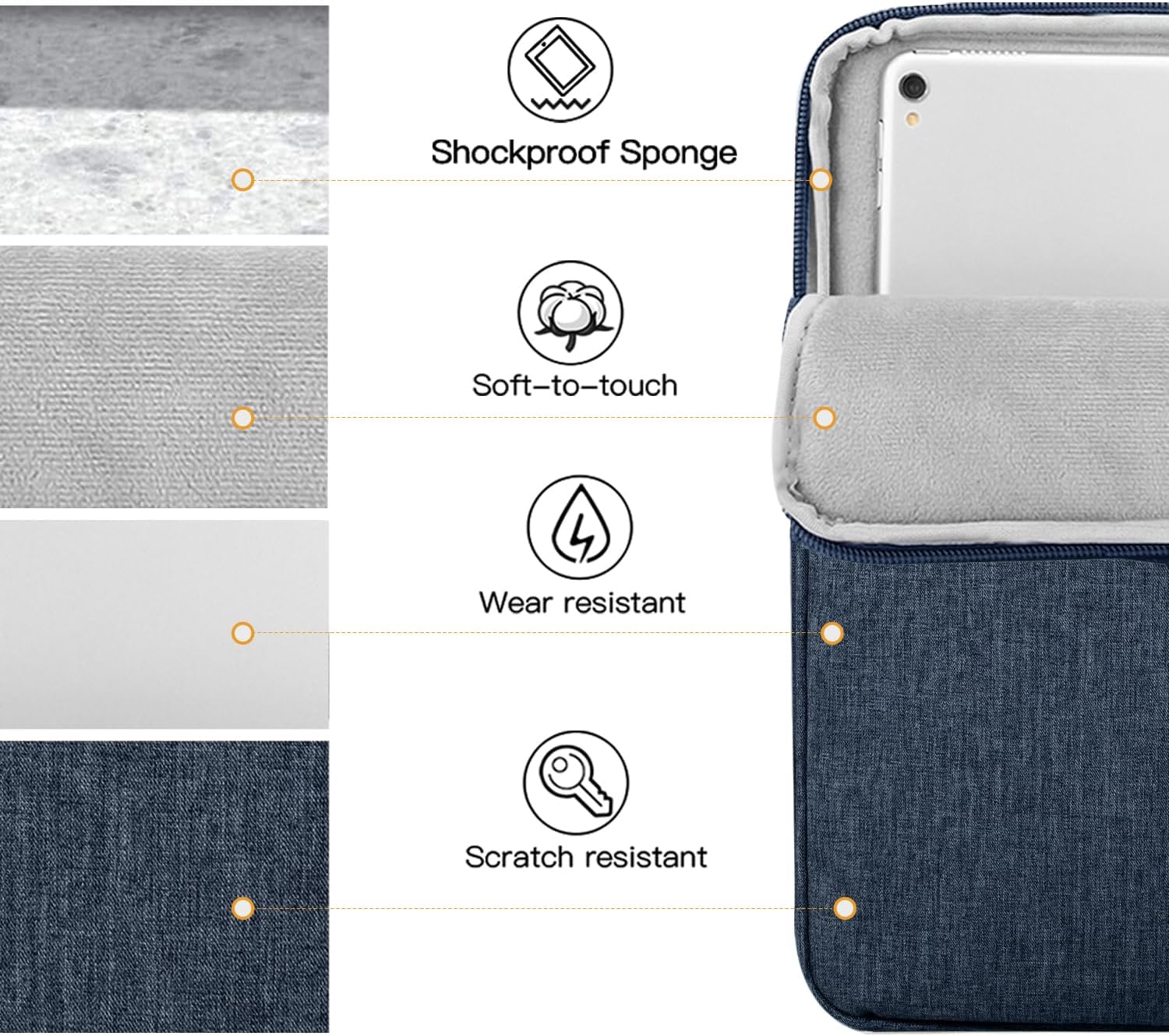 Thumbnail 6 de TiMOVO 13 Inch Tablet Sleeve for Pad Air 13" M3 (2025) and More