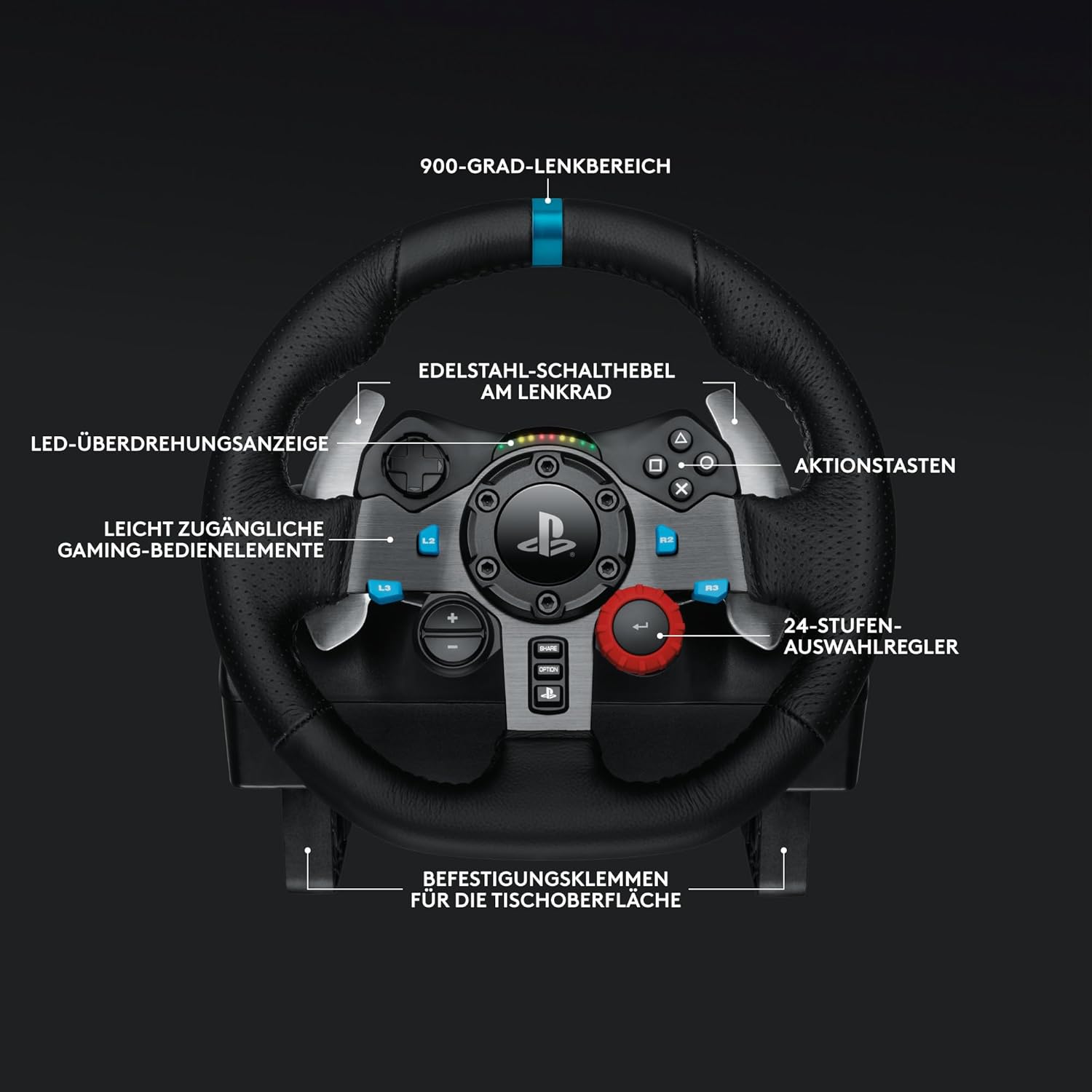 Thumbnail 4 de Logitech G G29 SE Rennlenkrad Driving Force