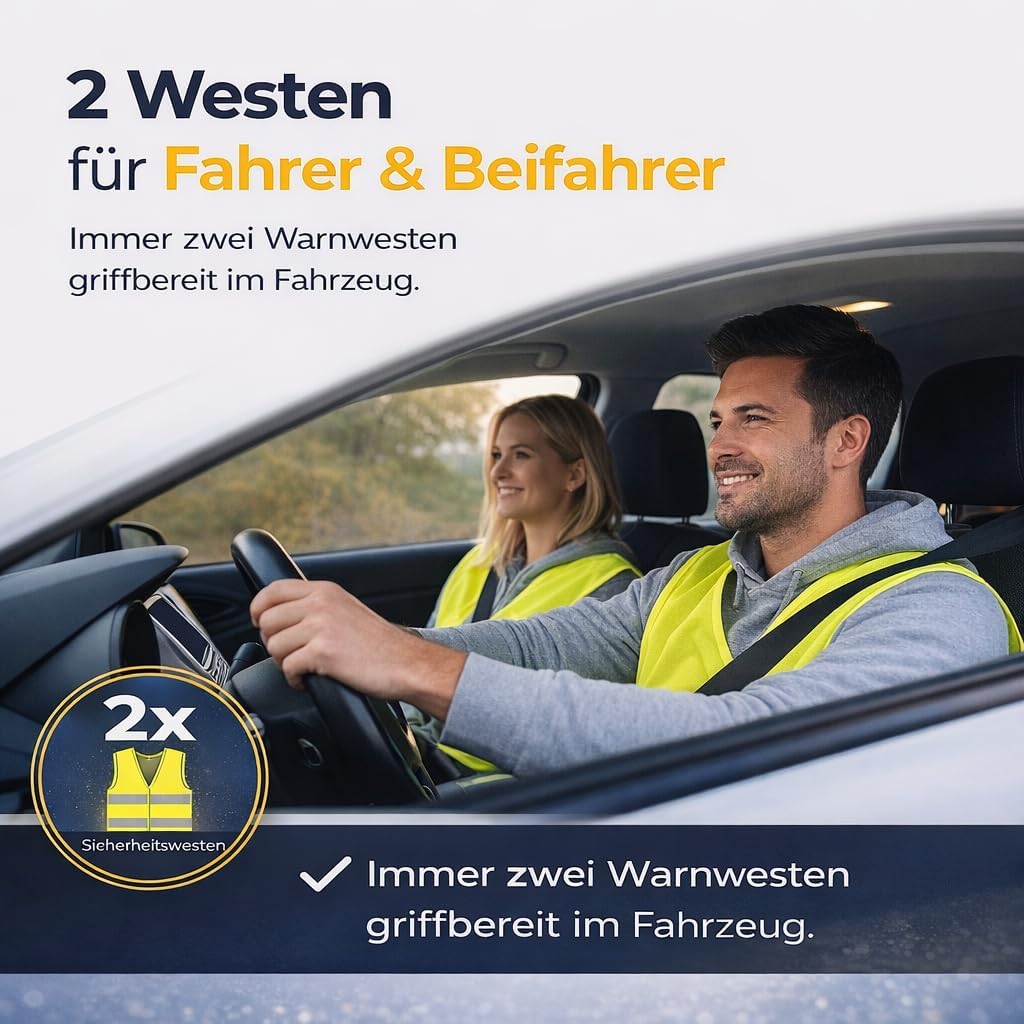 Thumbnail 1 de POWR CAR Warnweste ISO20471 Gelb 2026