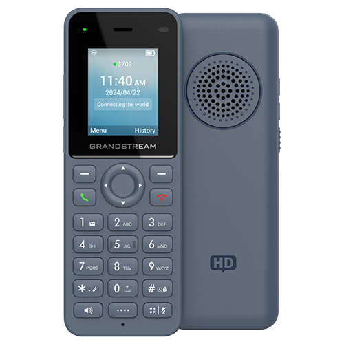 Detalle 2 de Teléfono IP Grandstream WP826 Azul: movilidad, seguridad y VoIP para oficinas