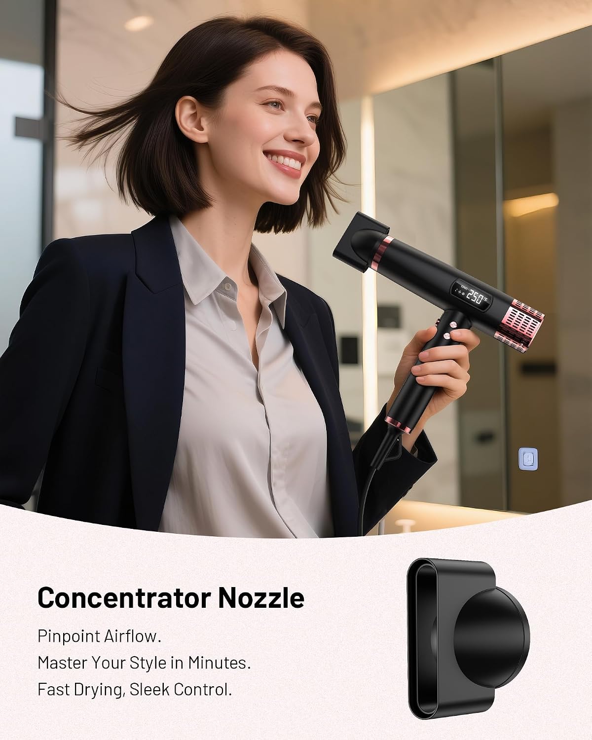 Thumbnail 5 de MESCOMB Asciugacapelli Ionico con Diffusore e Motore Brushless 1875W – 110.000 Giri/min