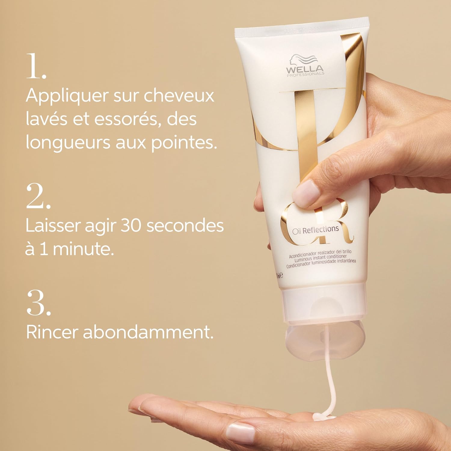 Thumbnail 4 de Wella Professionals OIL REFLECTIONS Après-shampoing éclat instantané à l’huile de camélia, 200 ml