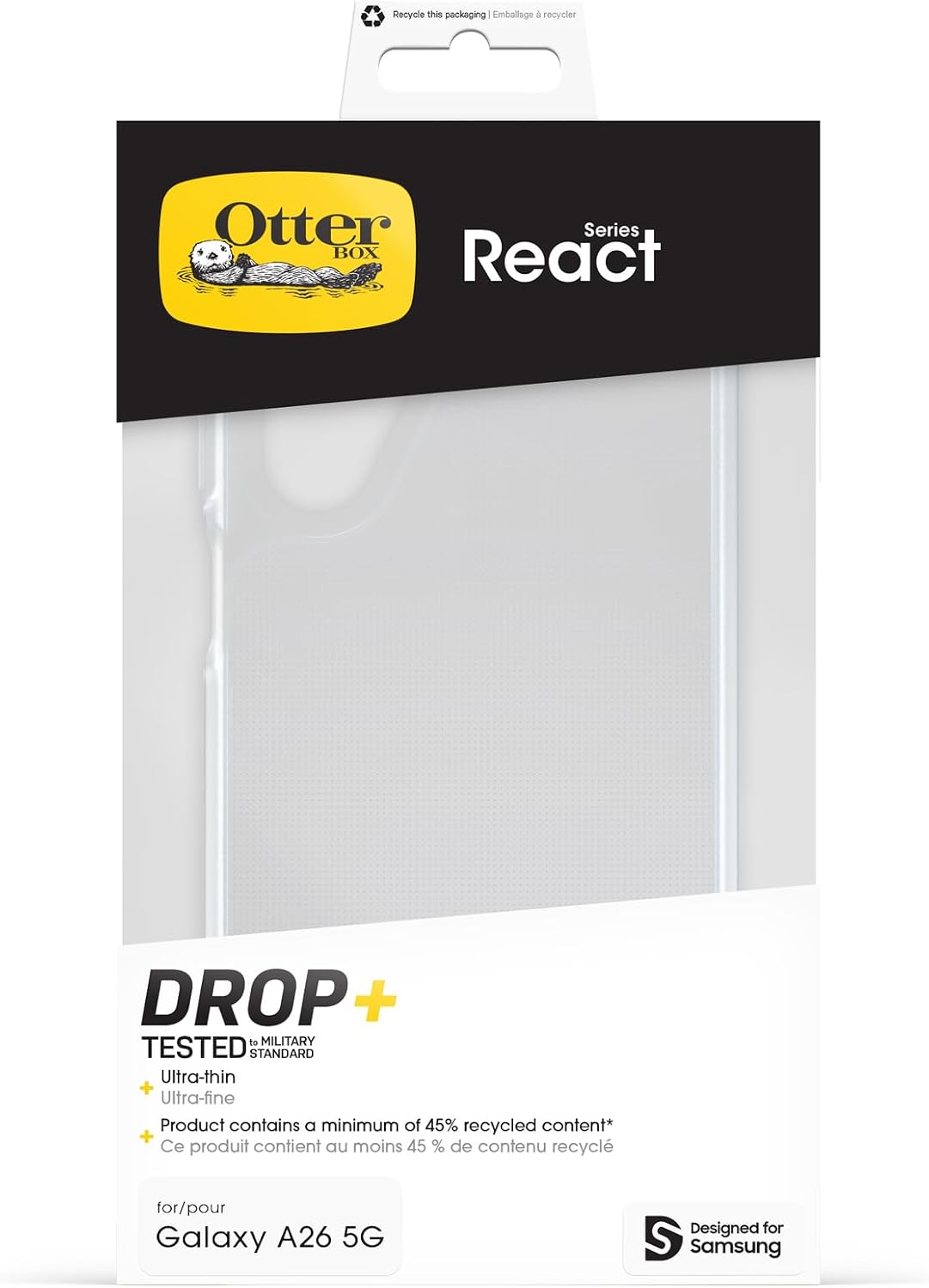 Detalle 1 de Otterbox React Series A26 5G, cover shock