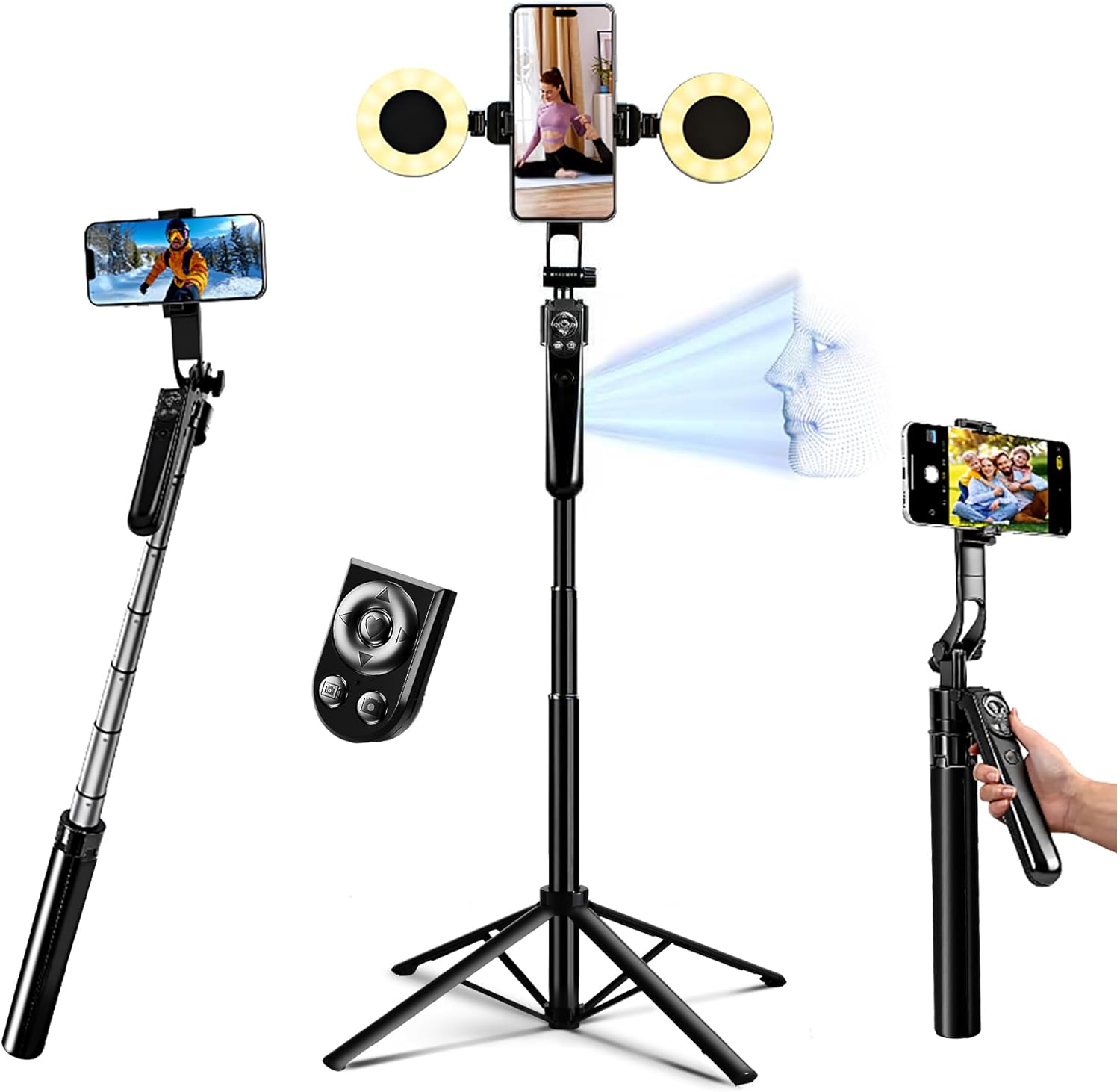 Detalle de Euoto Auto Face Tracking Selfie 70.9"