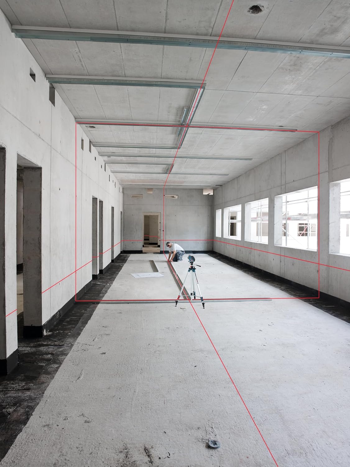 Thumbnail 1 de Bosch Professional BT 250 tripod for lasers and levels (1/4" thread, 97.5–250 cm)