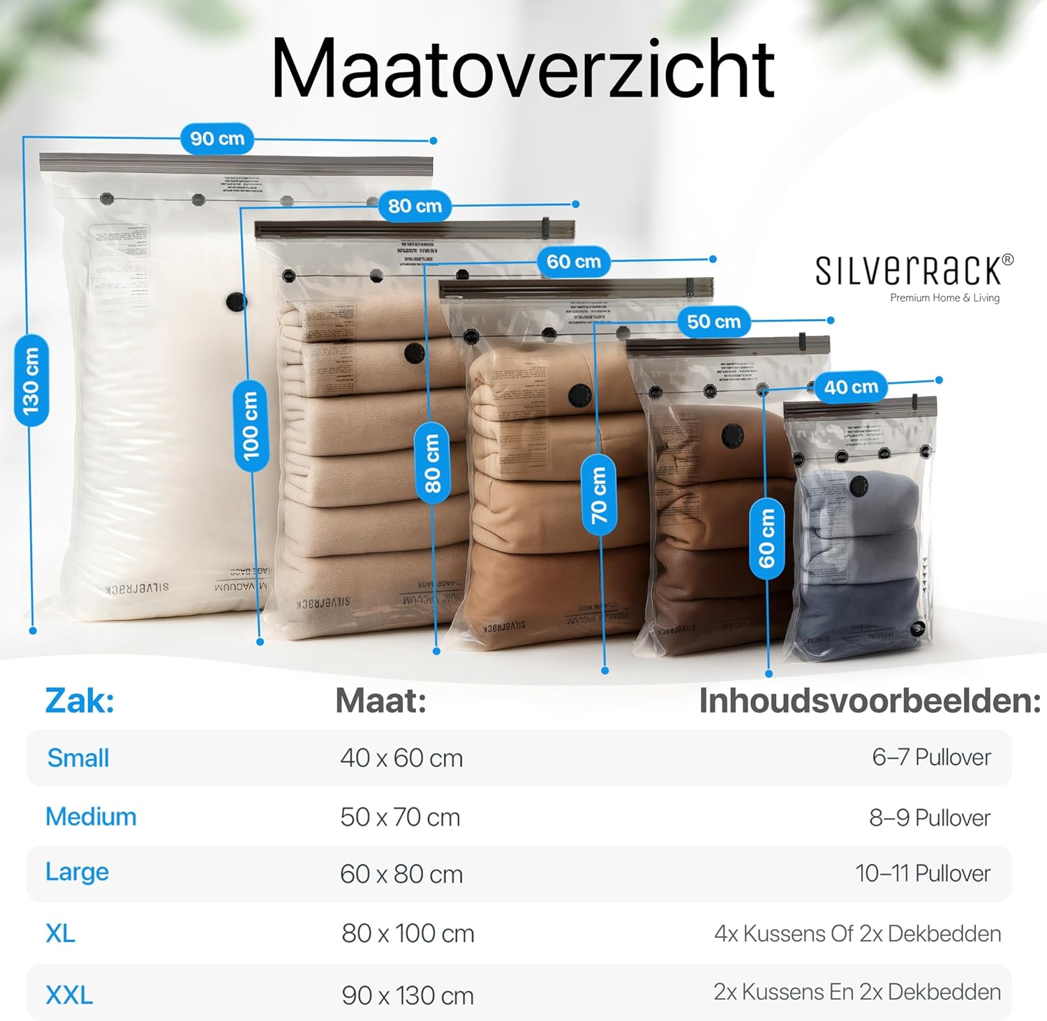 Detalle 2 de SilverRack Vacuum-Set-23 vacuümzakken, 6 stuks van 40 x 60 cm, BPA-vrij