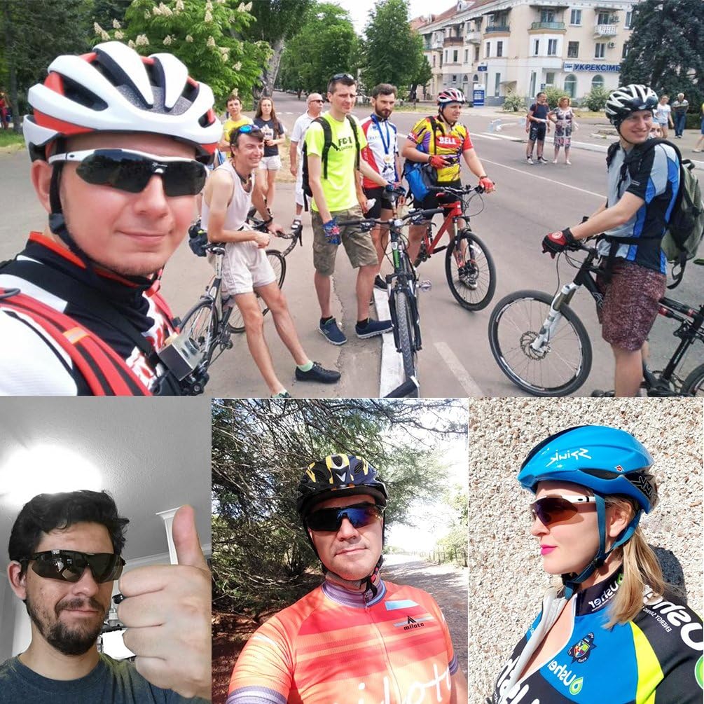 Thumbnail 6 de ROCKBROS Polarised Cycling Sunglasses with 5 Interchangeable Lenses (TR90 unbreakable frame)