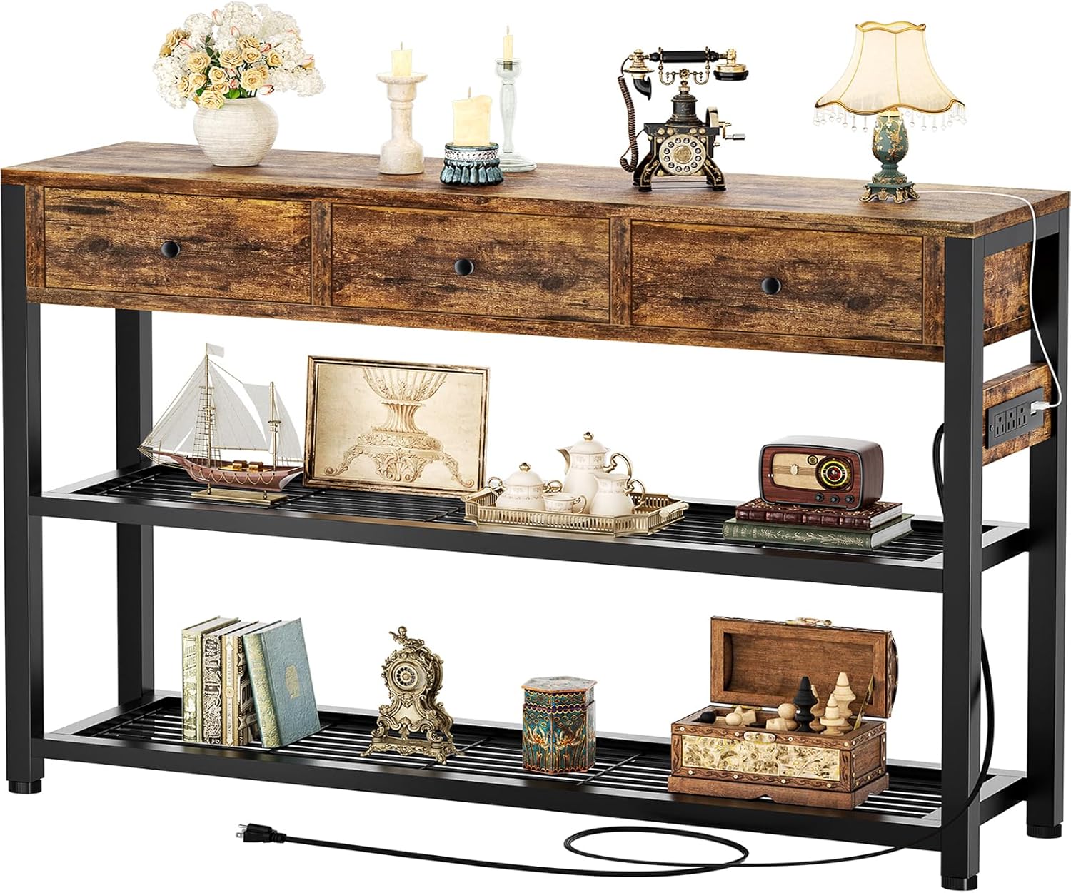 Detalle de Ecoprsio Console Table, 47-Inch