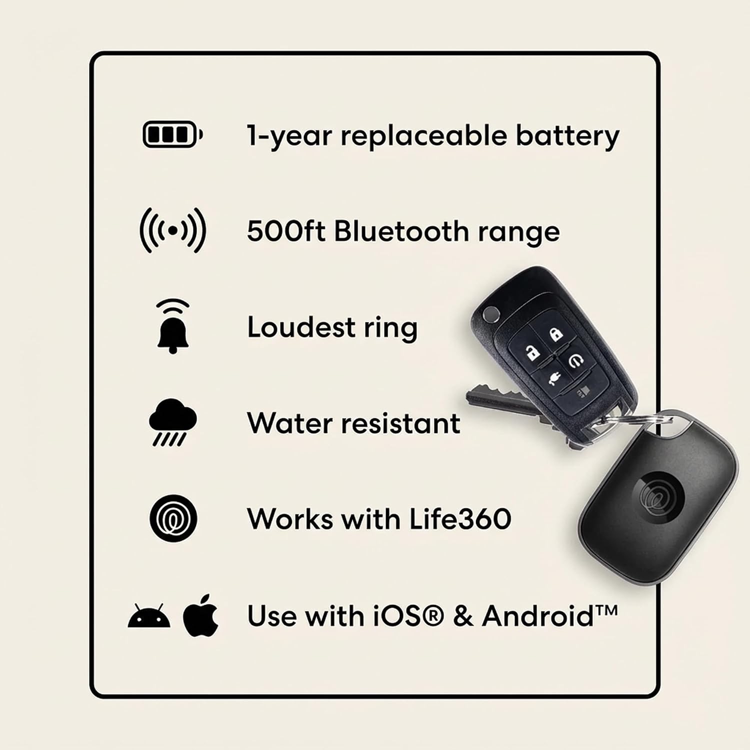 Thumbnail 6 de Tile by Life360 Pro Bluetooth Tracker 1-Pack