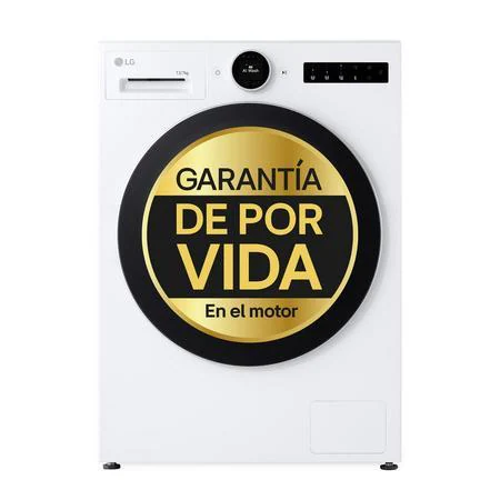 Detalle de Lavasecadora Inteligente LG W4X7537TLS: 13/7 kg, AI Direct Drive, TurboWash 360º y autodosificación