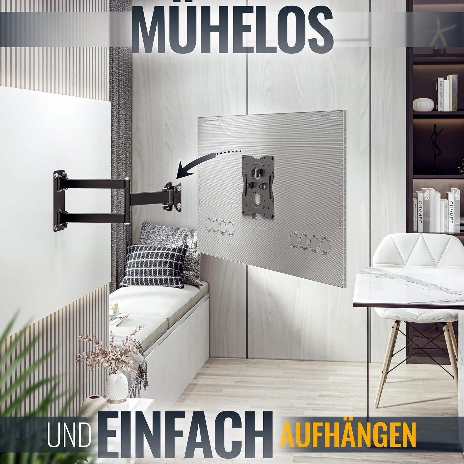 Detalle 2 de RICOO S1022 TV Wandhalterung 32–55 Zoll