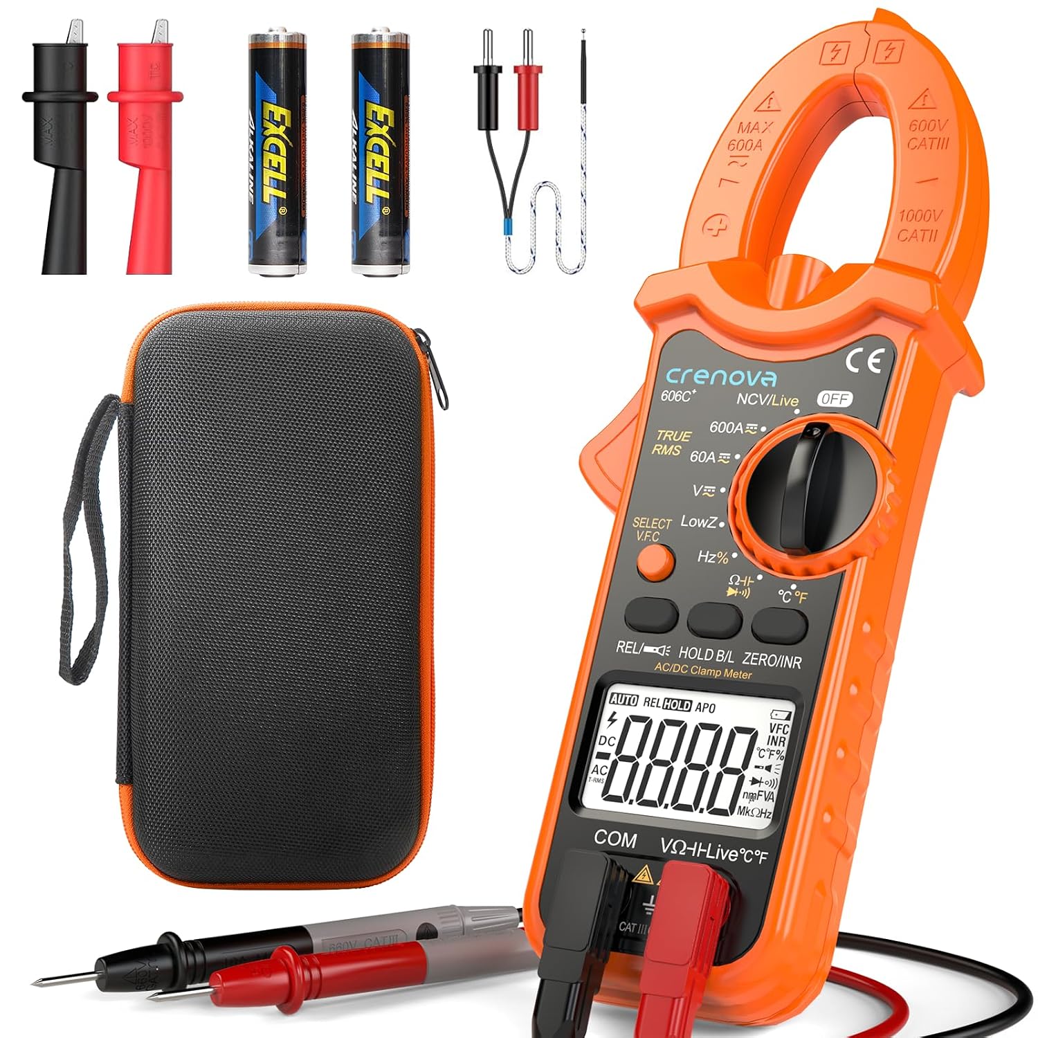 Detalle de Crenova Klemme Meter 600A TRMS