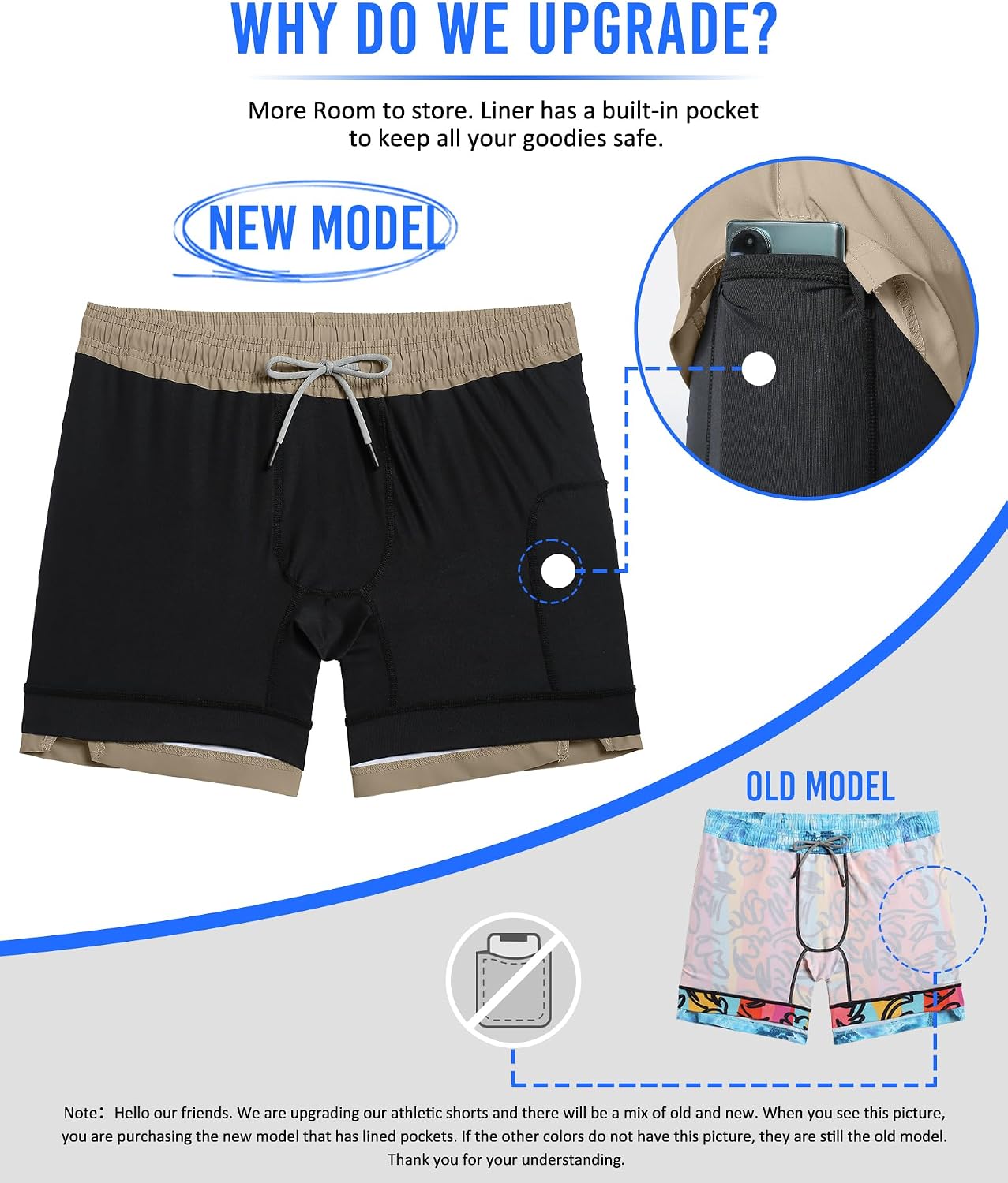 Detalle de maamgic Mens 5" Running Shorts