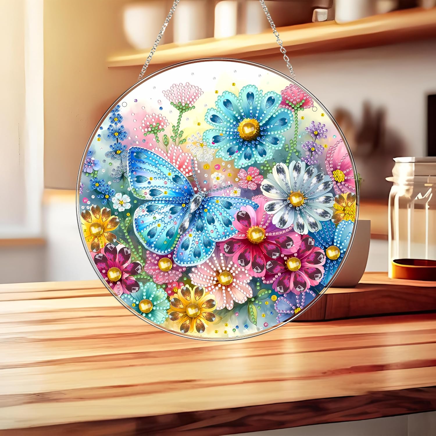 Detalle de Hanging Diamond Art Kit Butterfly-2