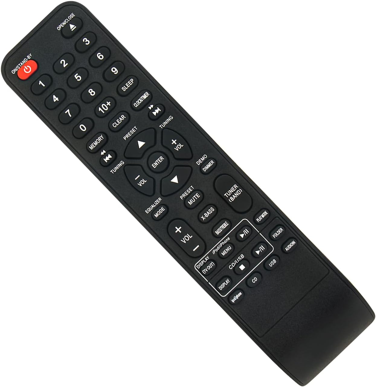 Detalle de RRMCGA246AWSA Replaced Remote Control for Sharp CD Audio Systems