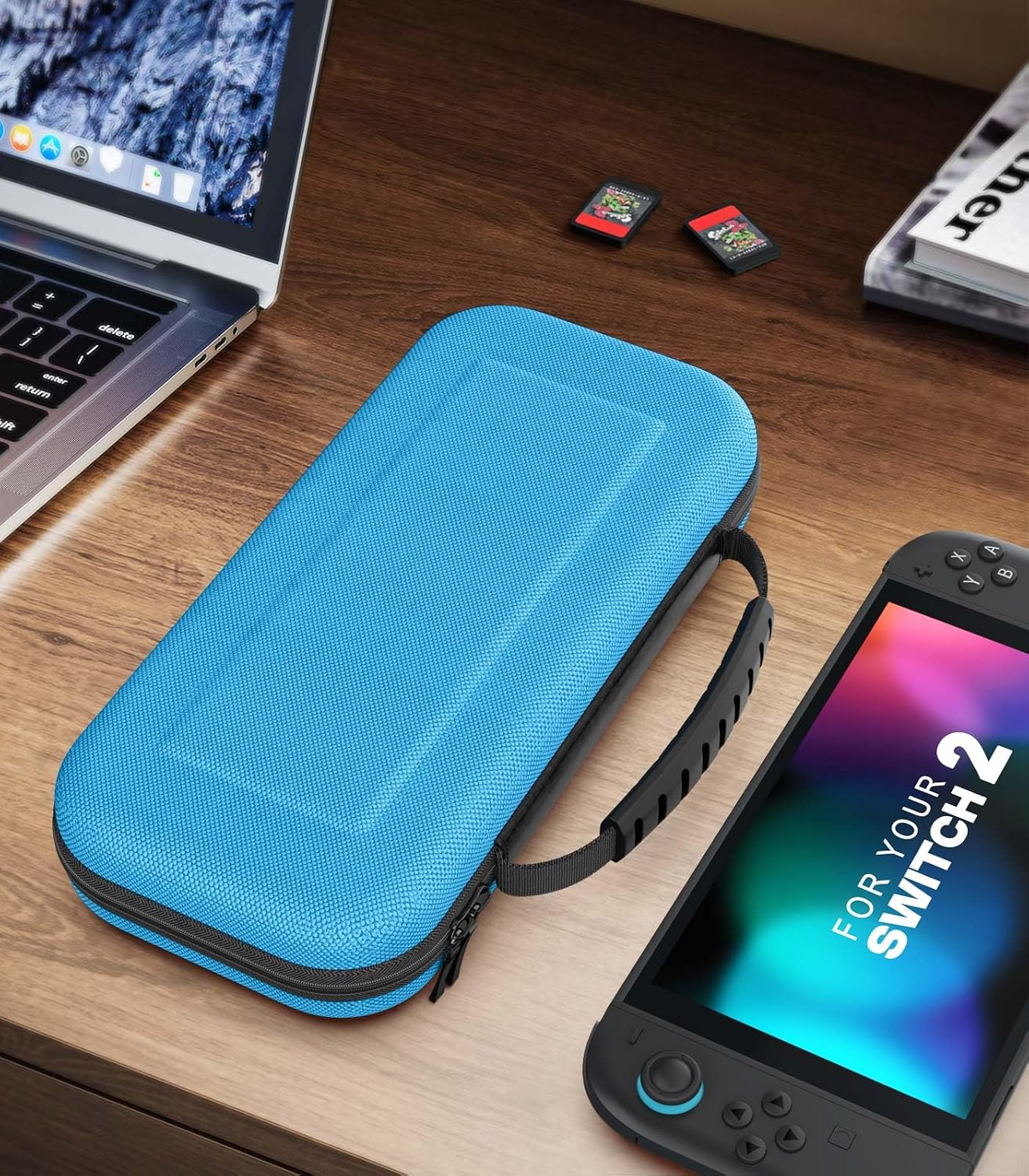 Thumbnail 6 de MoKo Switch 2 Tasche mit 10 Spielen, blau