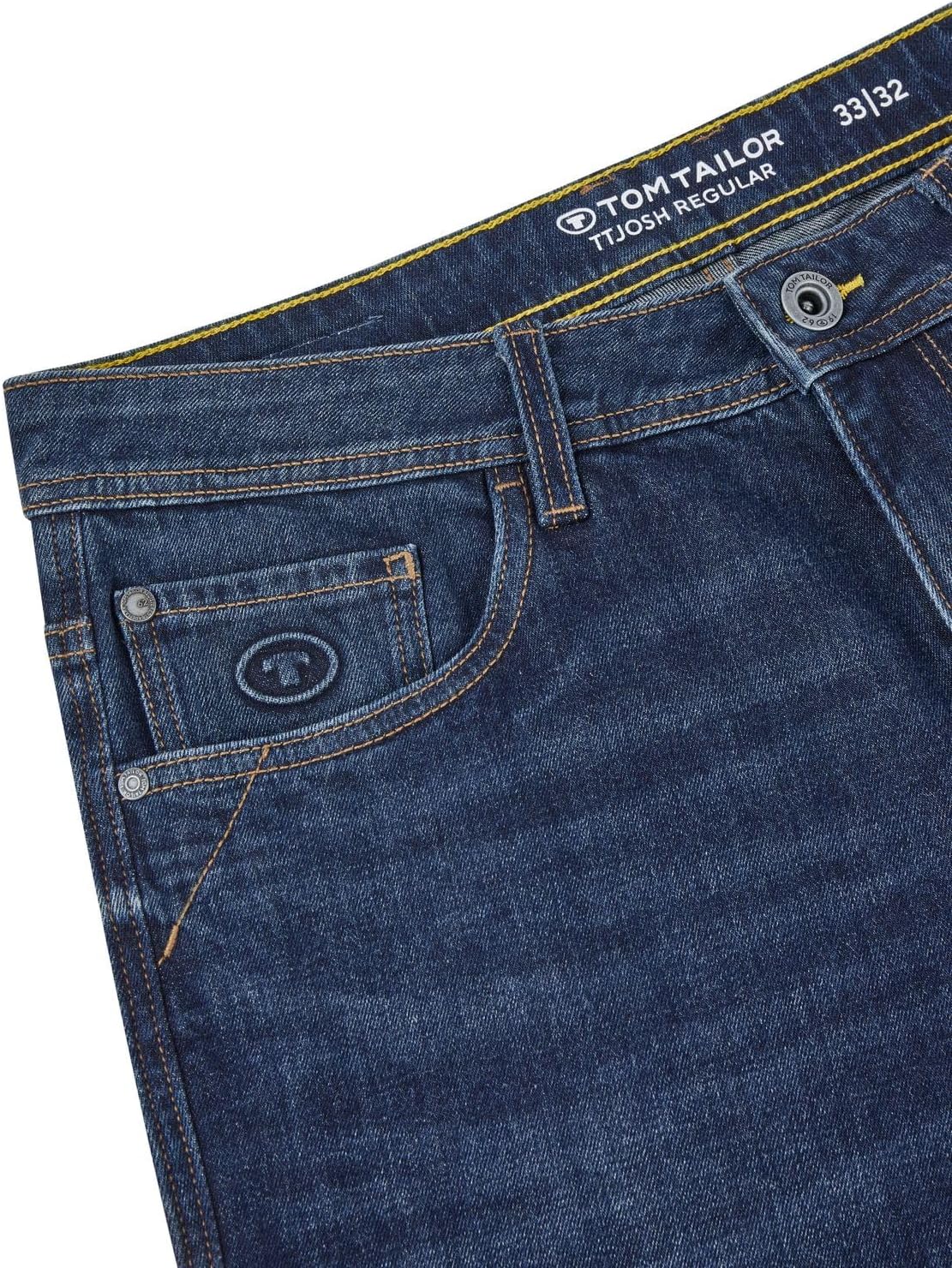 Thumbnail 2 de TOM TAILOR Herren Stretch Regular Slim Fit Josh Jeanshose in Blau