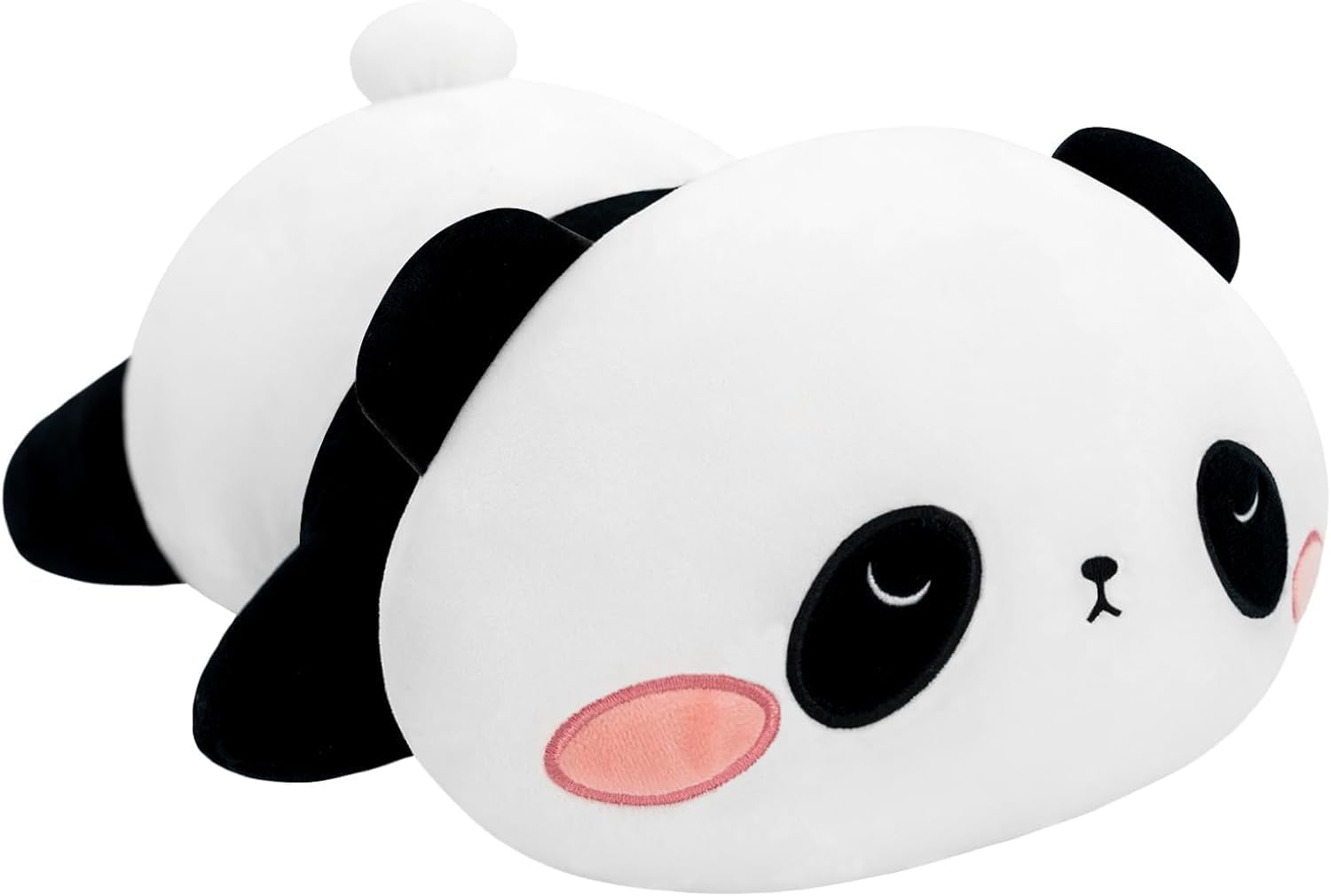 Detalle de SQEQE Beschwerter Panda-Plüsch (35 cm, 0,7 kg) – weiches Kissen für Ruhe, Lesen und Kuschelpausen
