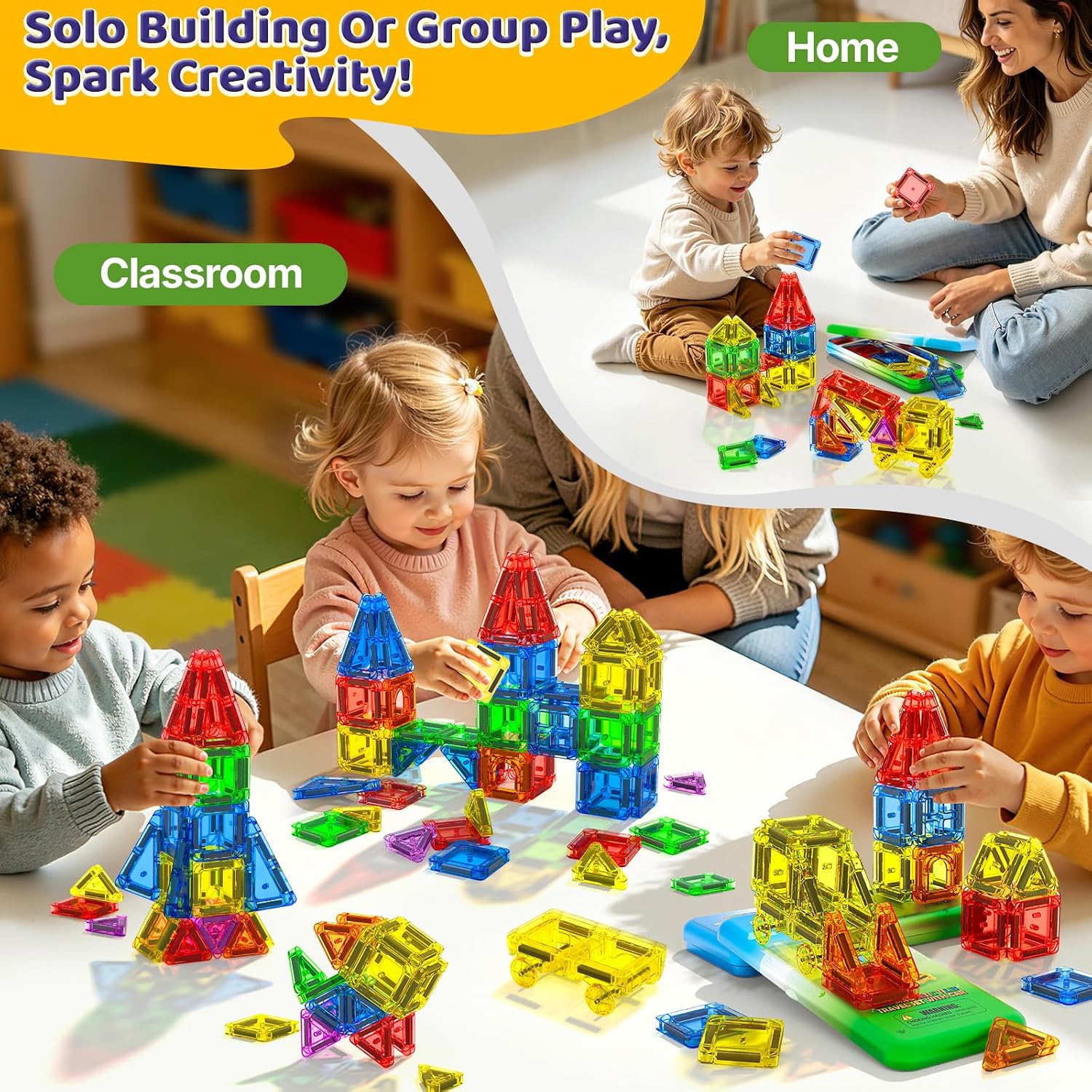 Detalle de IGIVI Magnetic Tile Set with 30 Tiles