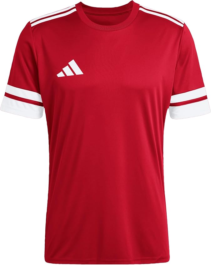 Detalle de adidas Uomo SQUADRA25 camiseta manga corta Team Power Red 2 / White, M