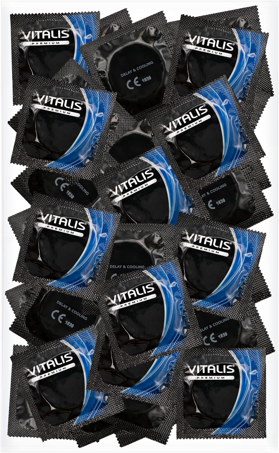 Detalle de Vitalis Delay&Cooling 100 préservatifs