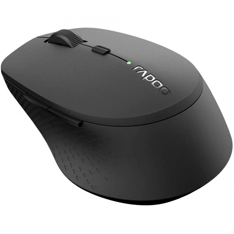 Detalle de Rapoo M300 Ratón Óptico Inalámbrico Silent Multi-Mode Gris Oscuro