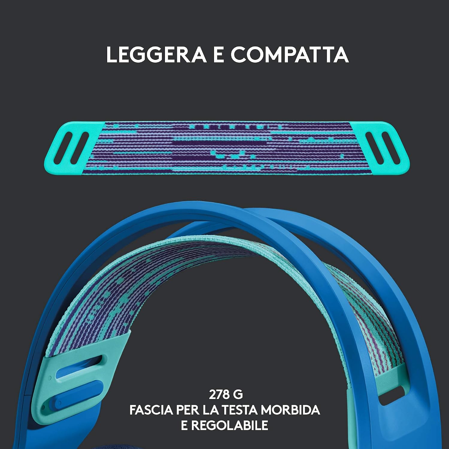 Detalle 2 de Logitech G733 cuffia wireless 29 ore