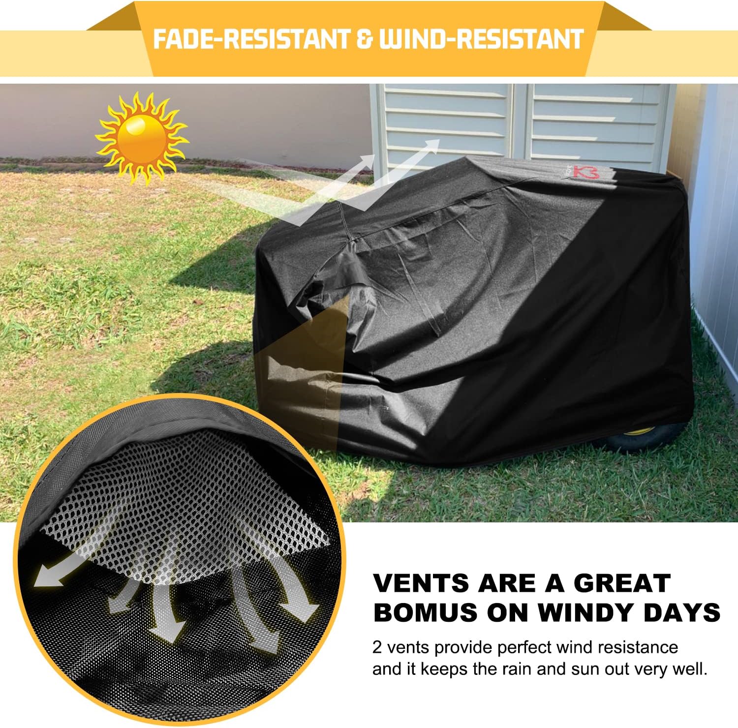 Detalle 2 de Riding Lawn Mower Cover 600D