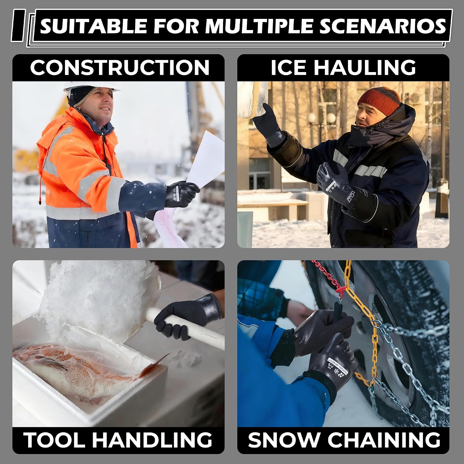 Thumbnail 5 de HLDD HANDLANDY Waterproof Winter Work Gloves