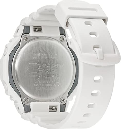 Thumbnail 1 de Casio GMA-S2100-7AER Unisex Quartz Watch – White Analogue-Digital Dial with White Resin Strap