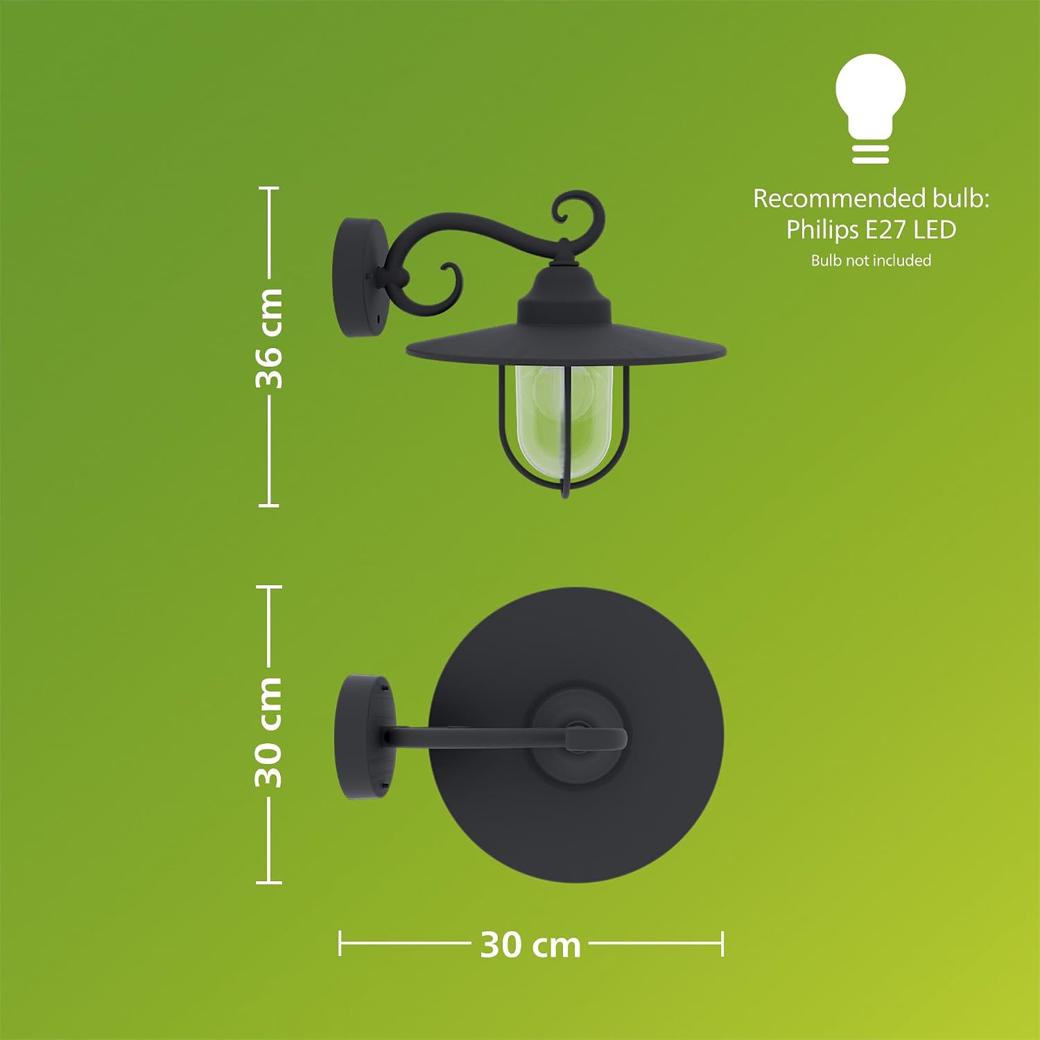 Thumbnail 2 de Philips Pasture Outdoor Wall Light