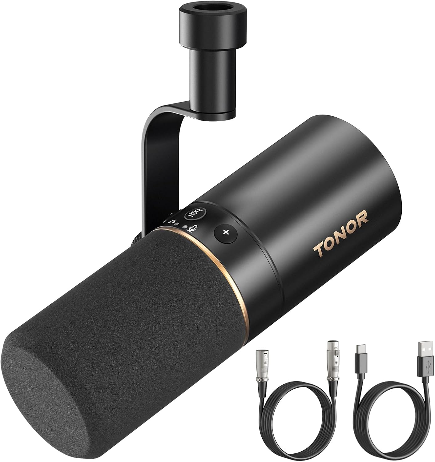 Detalle de TONOR TD510 Dynamisches Mikrofon 200 cm Kabel 🎤