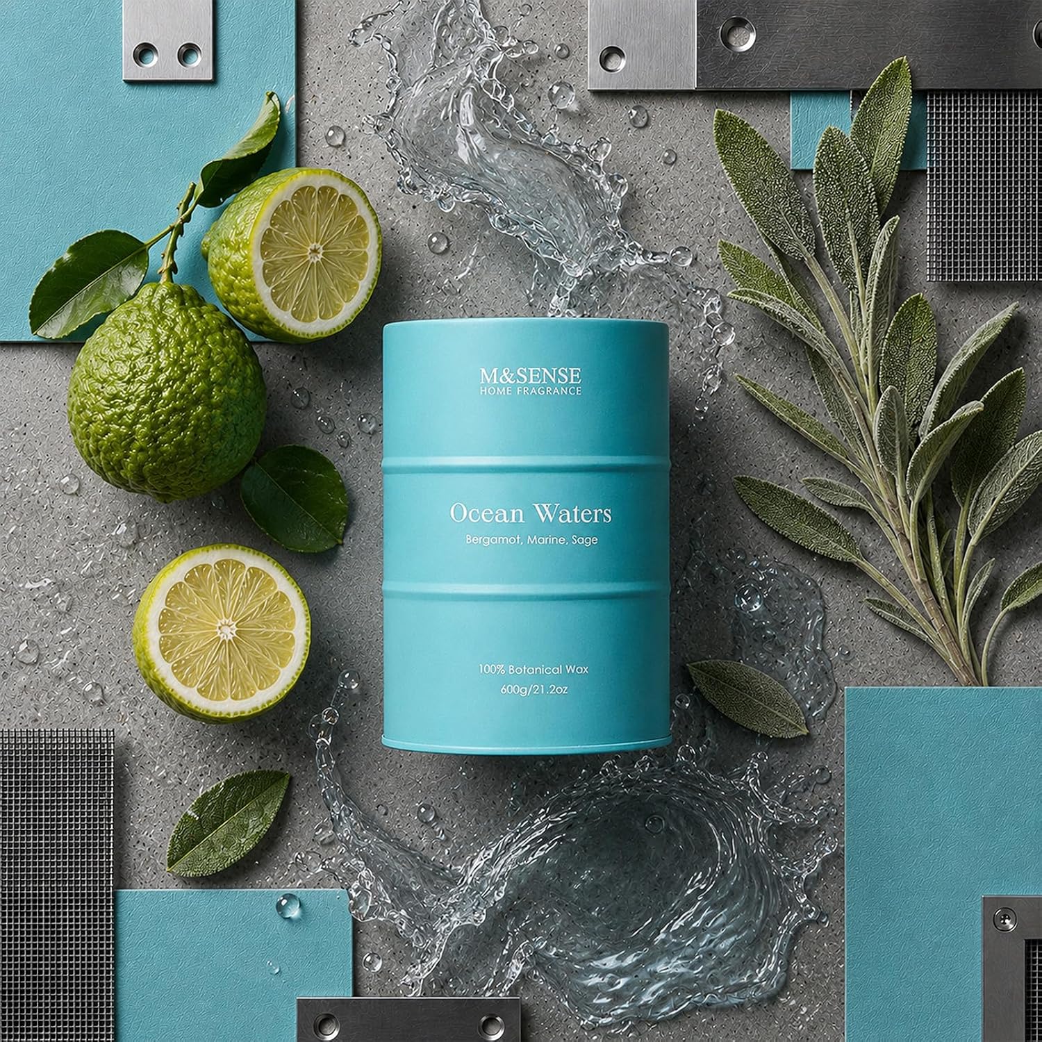 Detalle de M&SENSE Scented Candle 21.2 oz
