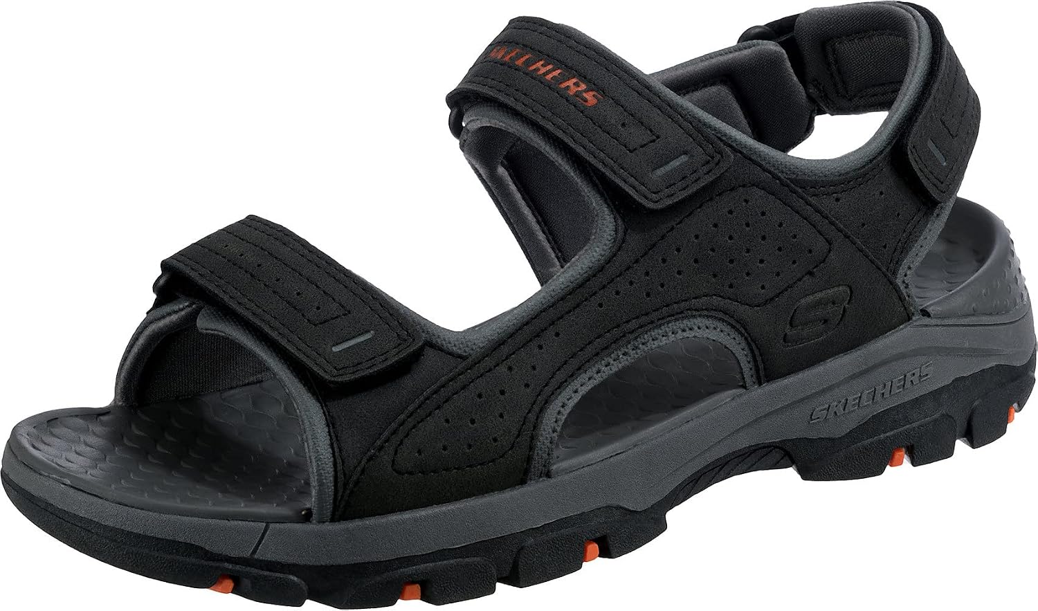 Detalle de Skechers TRESMEN GARO: Sandalias para hombre en negro, 42 EU