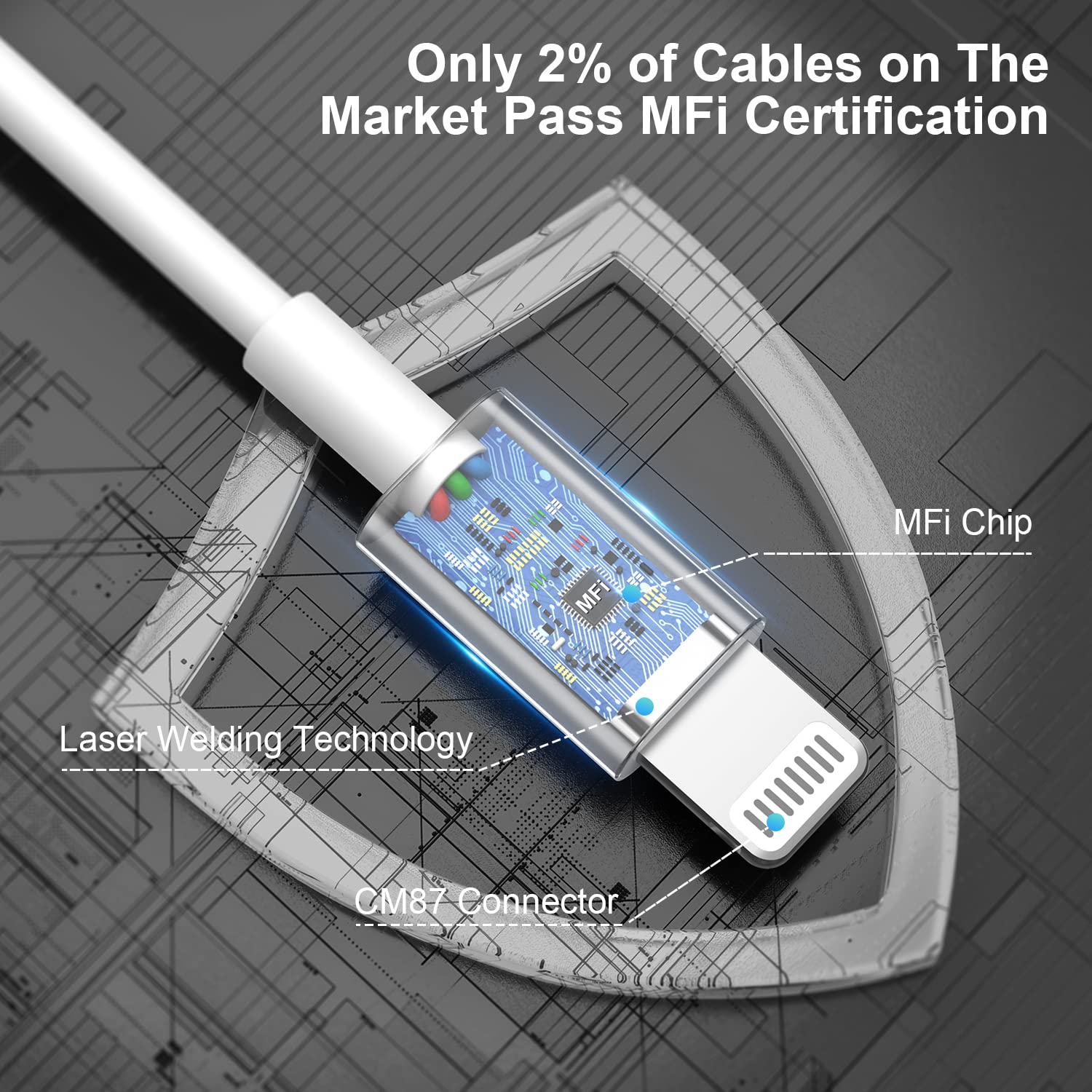 Thumbnail 1 de iPhone Charger 10 ft Cable