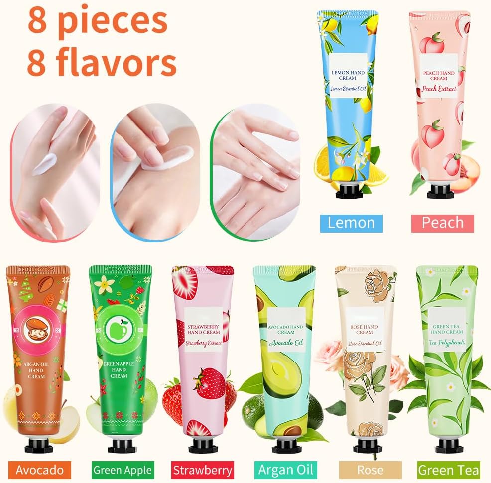 Detalle de AYBUY Mini Crema Mani Idratante – set da 24 x 30 ml, riparatrice per mani secche e screpolate