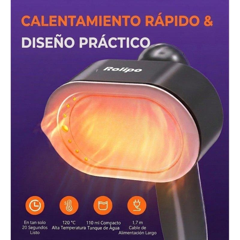Thumbnail 3 de Plancha Vertical Rolipo 1200 W con Depósito 110 ml — Plancha de Viaje para prendas colgadas