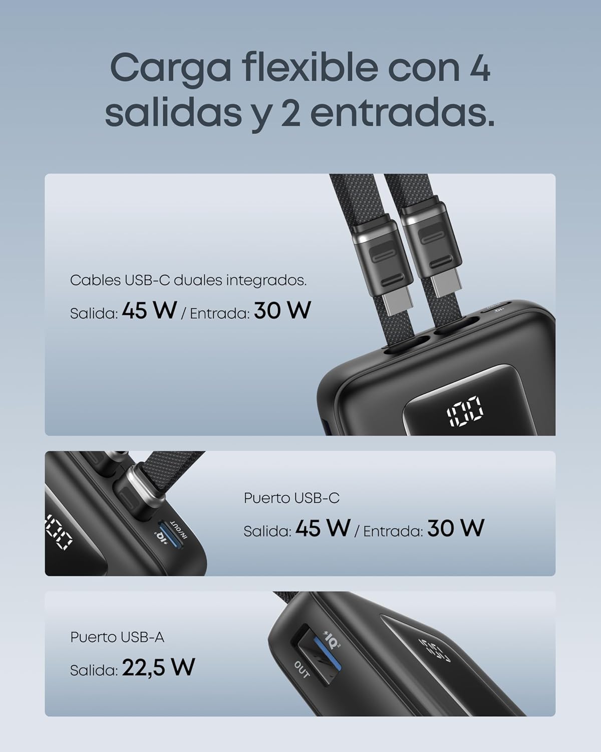 Thumbnail 5 de Anker Zolo Power Bank 45 W